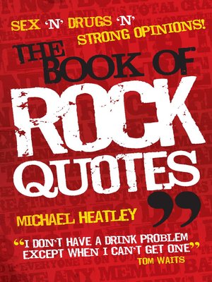 cover image of The Book of Rock Quotes